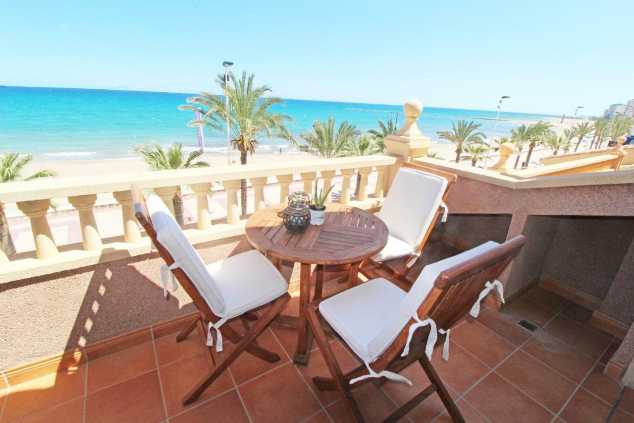 Ático duplex de lujo frente al mar. 1a linea playa Apartamento El Campello Exterior foto